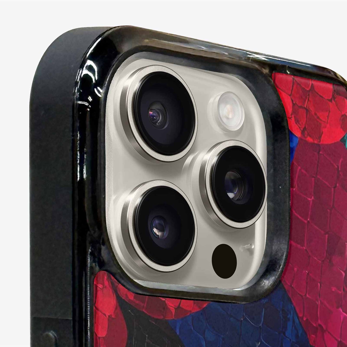iPhone 16 Pro Max Case — Dark Snake Print, Personalized Phone Case