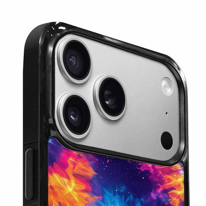 iPhone 17 Pro Case — Tie Dye Galaxy Art Seamless Tie, Customized Protective Case