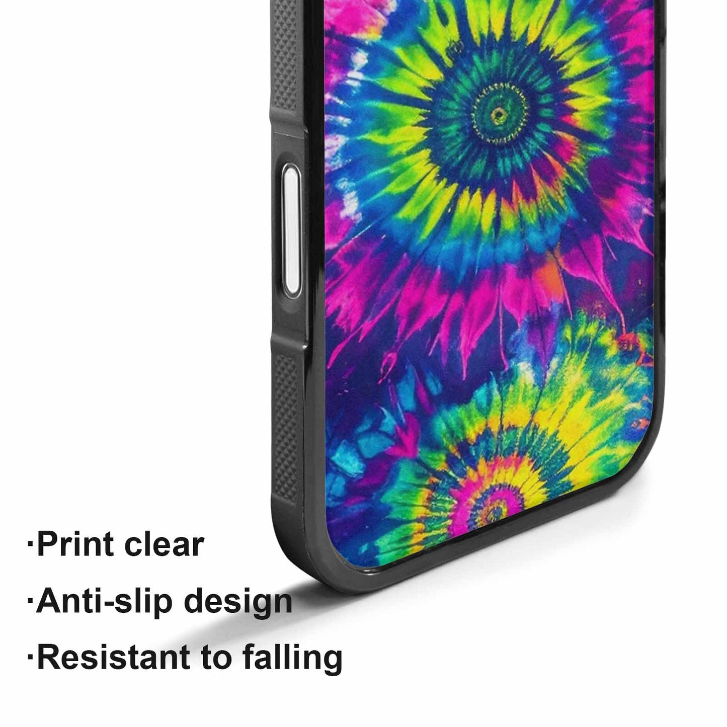 iPhone 17 Case — Tie Dye Neon Acid Tie Dye, Custom Print Case Cover