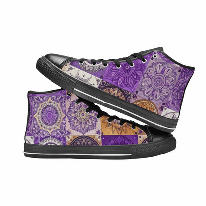 MEN'S Mandala High Top Canvas Y2K Shoes