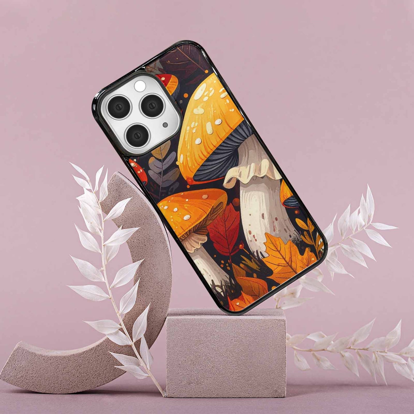 iPhone 15 Pro Max Case — Bold Autumn Mushroom Bold Autumn Mushroom, Original Design Phone Case