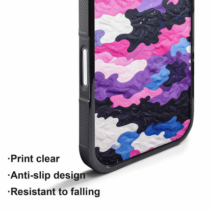 iPhone 17 Pro Max Case — Vivid Camo Genderfluid Camo, Custom Print Case Cover
