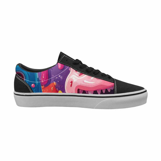 WOMEN'S Melting Icecream Monster Cherry Canvas Lace-Up Dreamcore Custom Sneakers