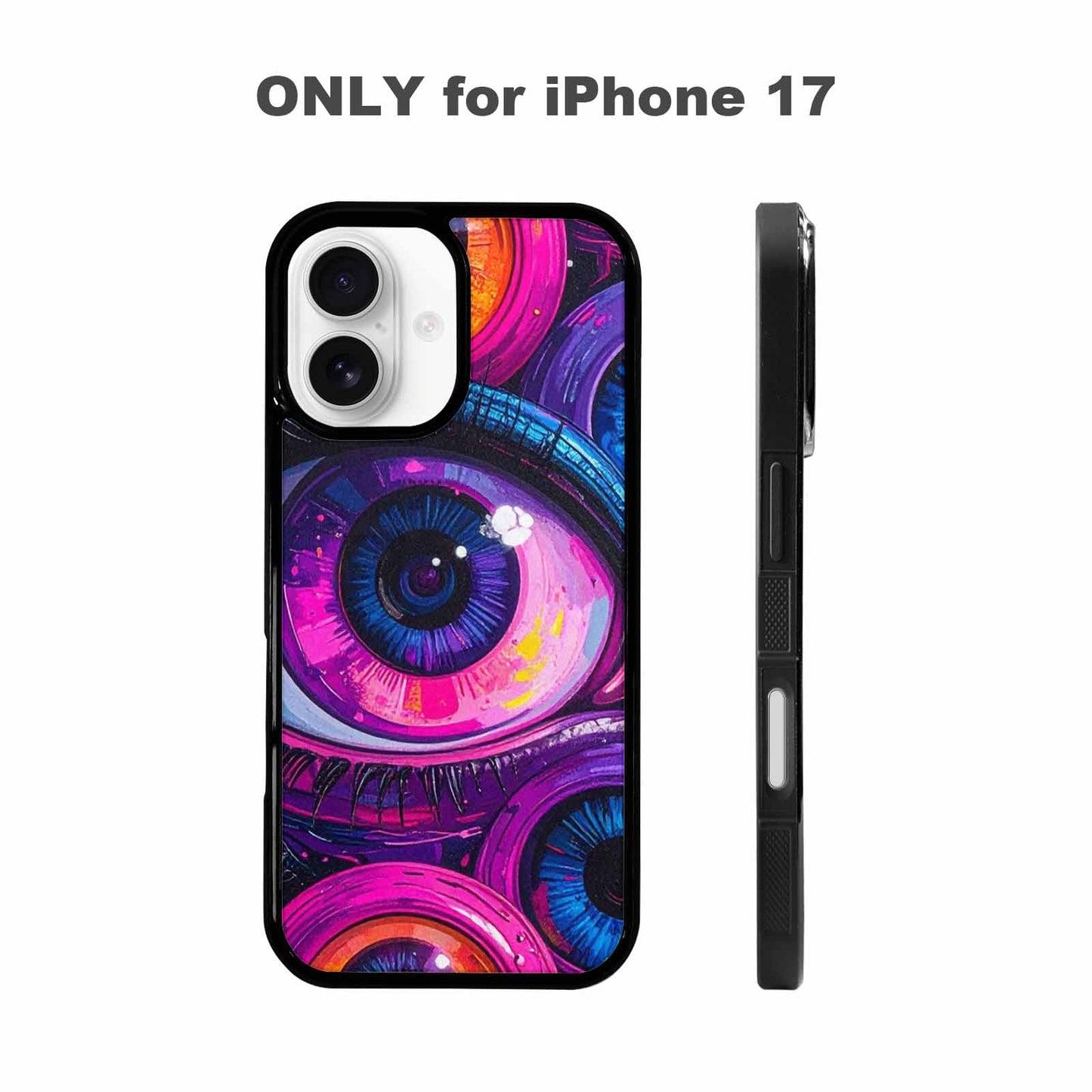 iPhone 17 Case — Seamless Tileable Pattern Of Cartoon Cute, Custom Phone Case