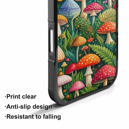 iPhone 17 Case — Mushrooms Botanicalmushrooms P Hh6 Floral, Custom Art Phone Cover