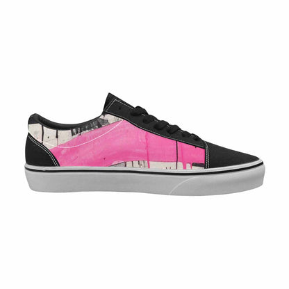 WOMEN'S Zebra Stripe Burst Lace-Up Canvas Dreamlike Shoes