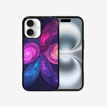 iPhone 16 Case — Rose Galaxy Art Seamless Pattern Vibrant, Unique Phone Case Design