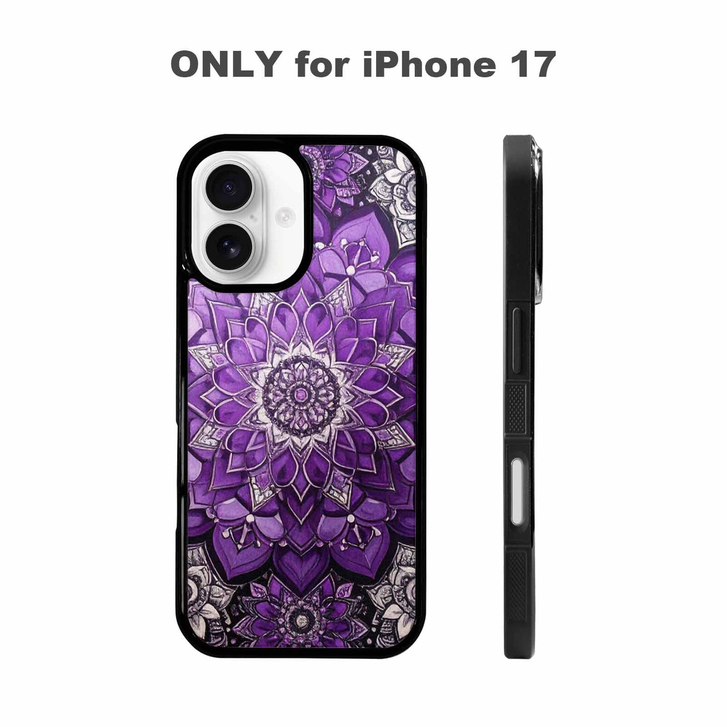 iPhone 17 Case — Small Mandala Pattern, Randomly Floral, Customized Protective Case