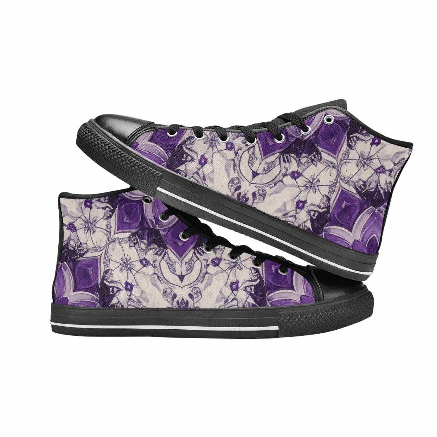 MEN'S Mandala High Top Canvas Grunge Custom Shoes