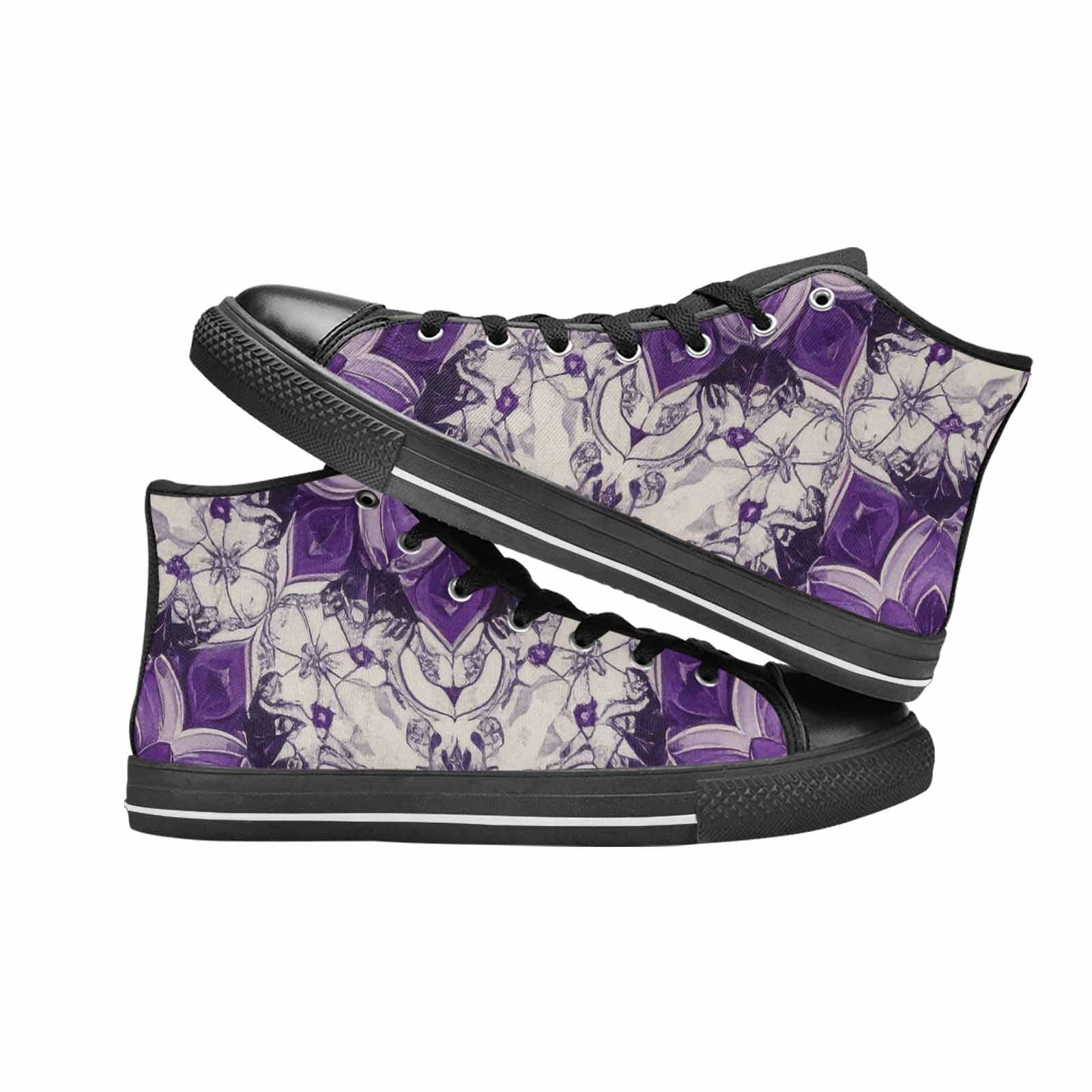 MEN'S Mandala High Top Canvas Grunge Custom Shoes