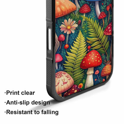 iPhone 17 Case — Mushrooms Botanicalmushrooms P Floral, Custom Designed Case Cover