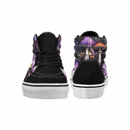 MEN'S Rainbow Drip Mushrooms High Top Canvas Vivid Custom Sneakers