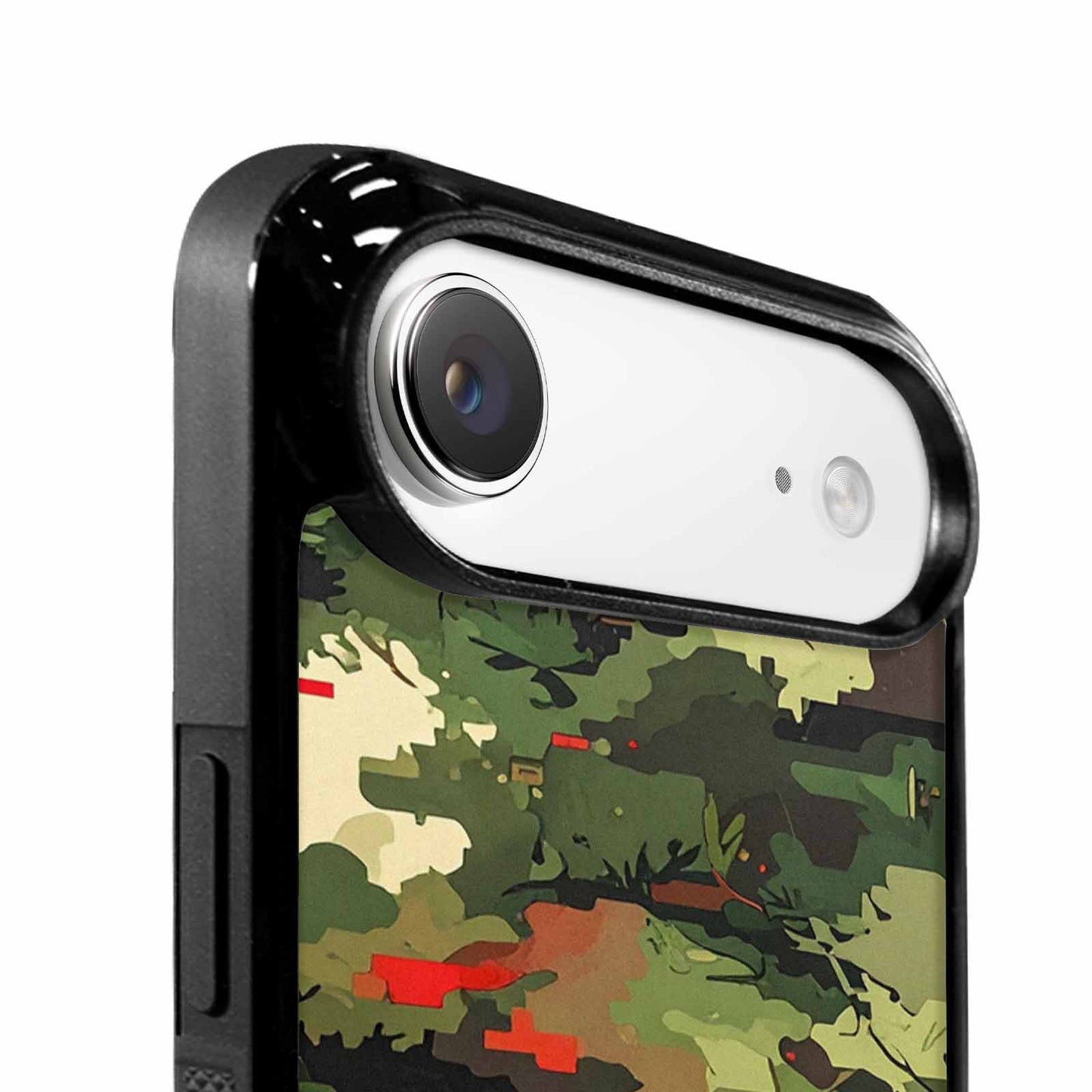iPhone 17 Air Case — Small Military Camouflage Blotch Pattern Camo, Custom Print Case Cover