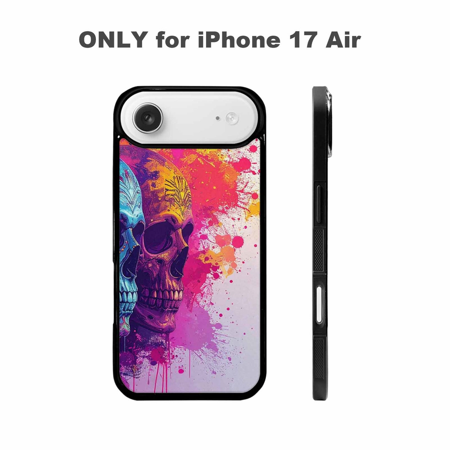 iPhone 17 Air Case — Skull Dark Art Gothic Print Gothic, Custom Designed Case Cover