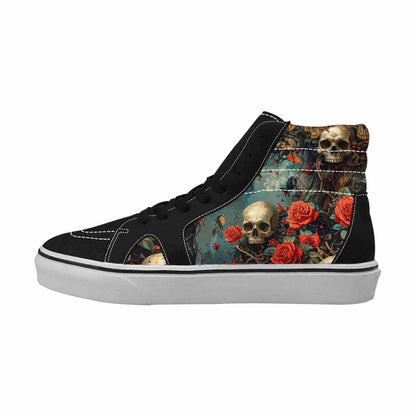 MEN'S More Overlapping Ontop Each High Top Canvas Melting Art Custom Sneakers
