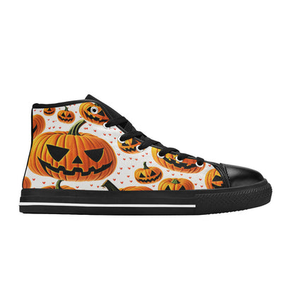 MEN'S Halloween Art 3 Men’S High Top Canvas Grunge Custom Shoes