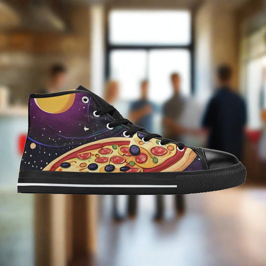 Jellyfish Pink Cream Cosmic MEN Bold Art - Freaky Shoes | Custom Art Sneakers
