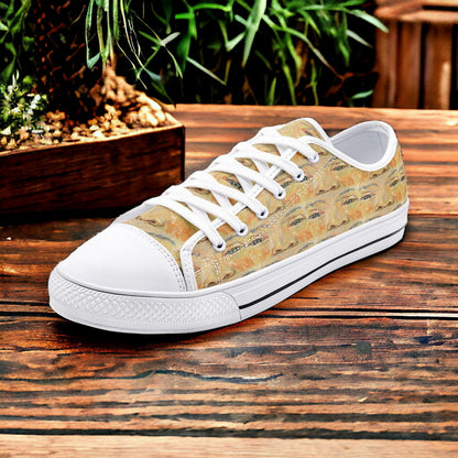 Celtic Purple Teal Unique Bold Art - Freaky Shoes | Custom Art Sneakers