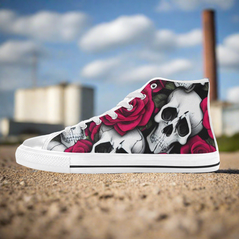 Celtic Blue Gold Unique WOMEN Bold Art - Freaky Shoes | Custom Art Sneakers