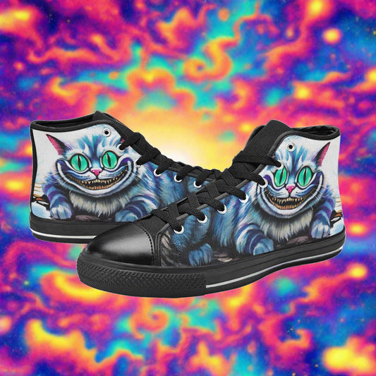 Egyptian Teal Gold Wearable MEN Bold Art - Freaky Shoes | Custom Art Sneakers