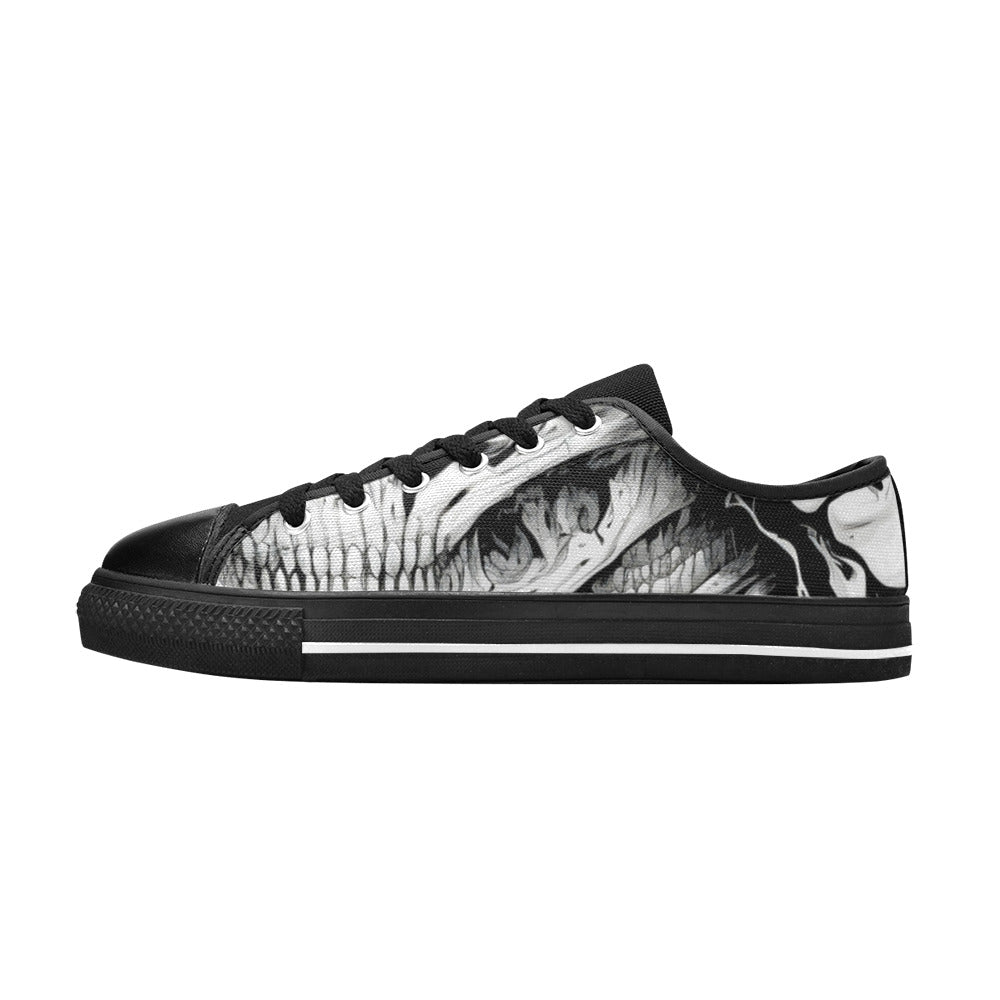 WOMEN'S Cc Horror Art Canvas Cottagecore Sneakers