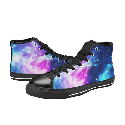 MEN'S Cc Galaxy Art 2 High Top Canvas Neon Fantasy Shoes