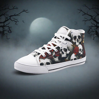Cherry Blossom Dark Cosmic Unique Bold Art - Freaky Shoes | Custom Art Sneakers