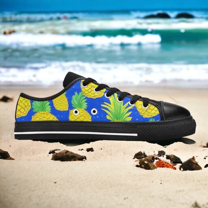 Peacock Magenta Gold Vivid WOMEN Bold Art - Freaky Shoes | Custom Art Sneakers