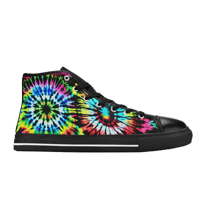 WOMEN'S Cc Tie Dye Art High Top Canvas Dreamcore Custom Sneakers