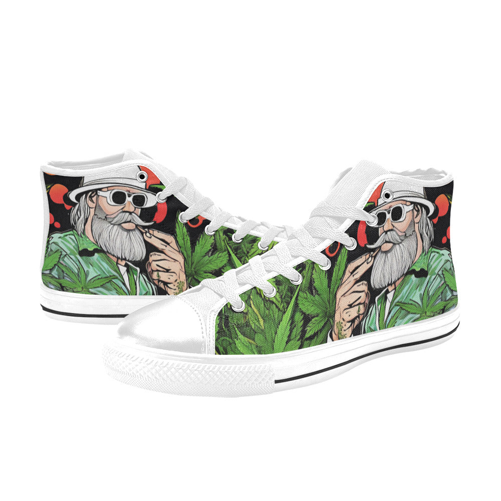 MEN'S Healthy Garden 420 Men’S High Top Canvas Grunge Sneakers