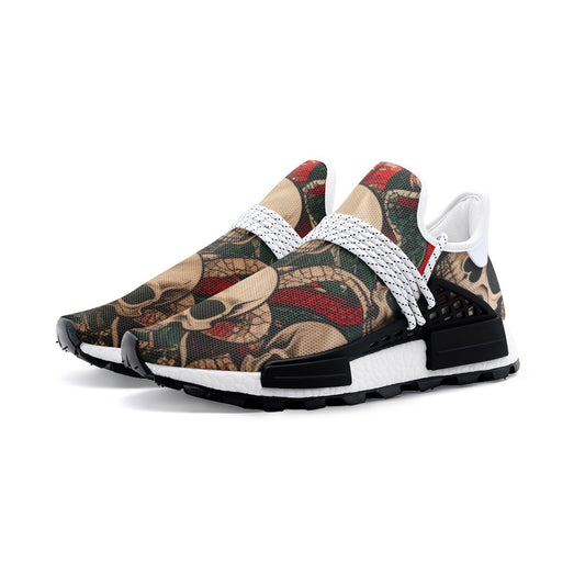Skulls and Snakes Tattoo Style Art Unisex Lightweight Sneaker S-1