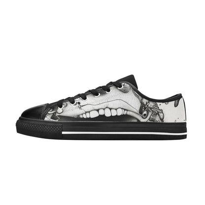 WOMEN'S Freestyle Horror Canvas Grunge Custom Sneakers