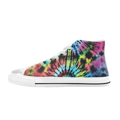 MEN'S Cc Tie Dye Art High Top Canvas Surreal Custom Sneakers