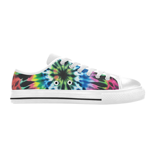 WOMEN'S Cc Tie Dye Art Canvas Aesthetic Custom Sneakers