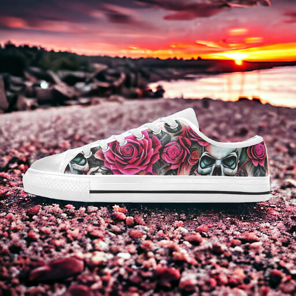Skulls Roses Deluxe Men - Freaky Shoes®