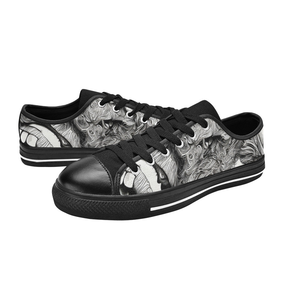 MEN'S Freestyle Horror 2 Canvas Wallpaper Art Sneakers