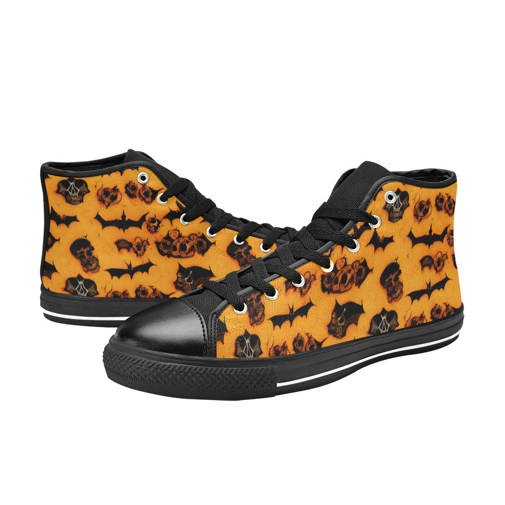 MEN'S Halloween Art 2 Men’S High Top Canvas Surreal Sneakers