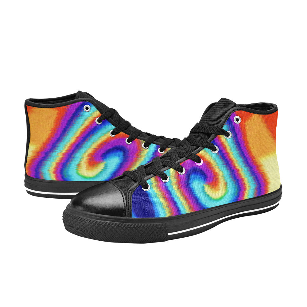 MEN'S Tiedye Men’S High Top Canvas Y2K Custom Sneakers