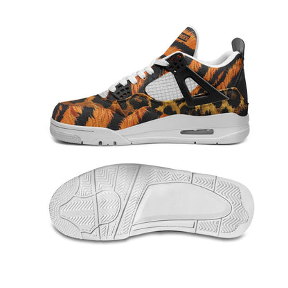 Animal Print Unisex Non Slip Lace Up Breathable Fashion Sneakers