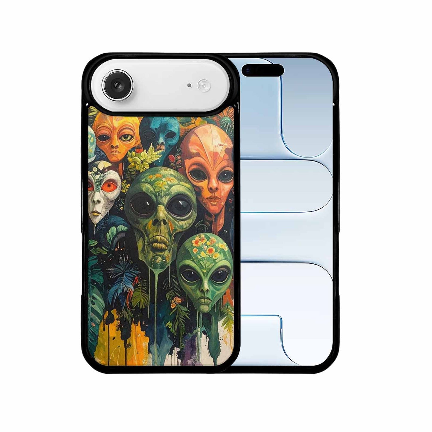 iPhone 17 Air Case — Aliens Pattern Hundreds Of Sma Alien, Personalized Phone Case