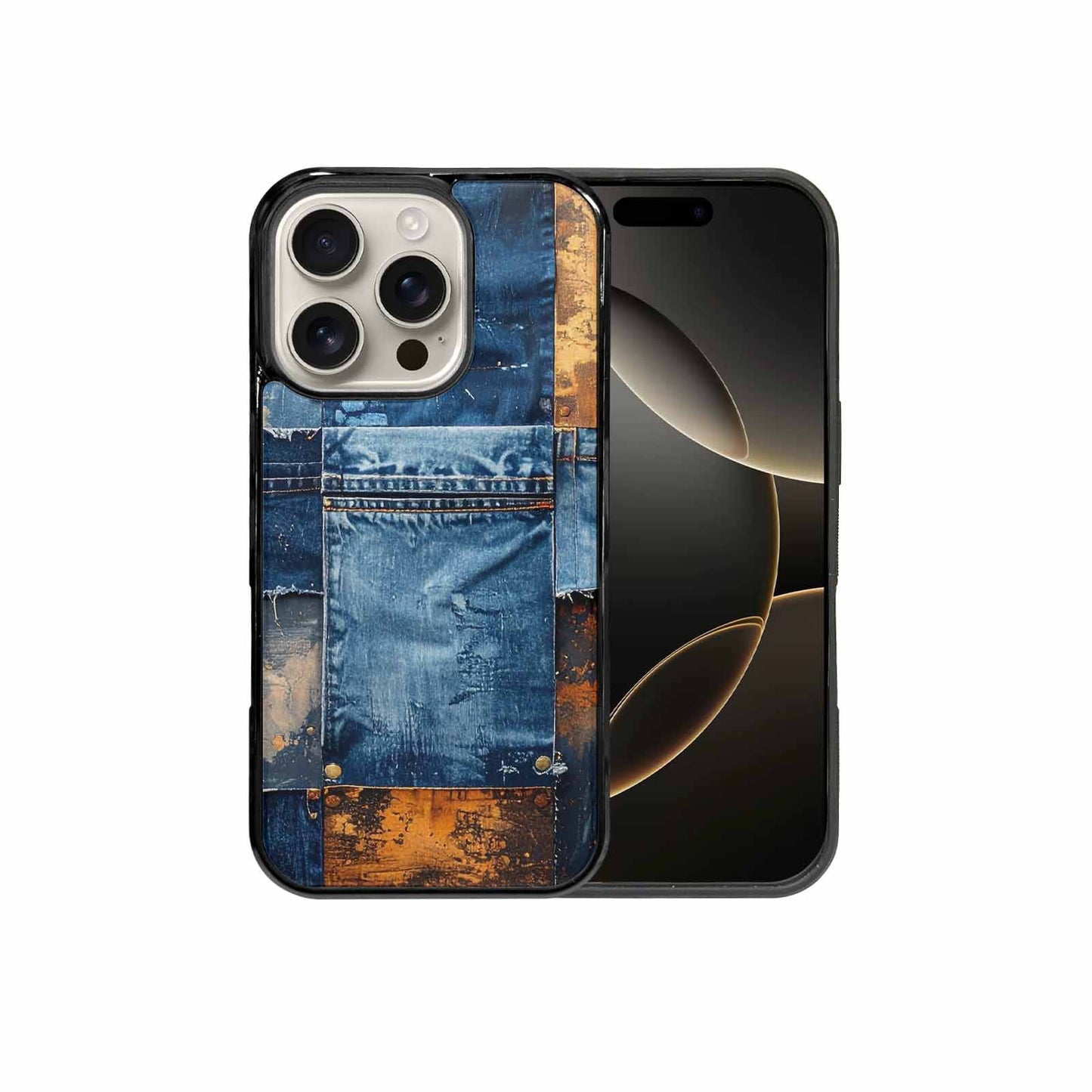 iPhone 16 Pro Case — Curve The Ripping Demin Tectures For, Custom Print Case Cover