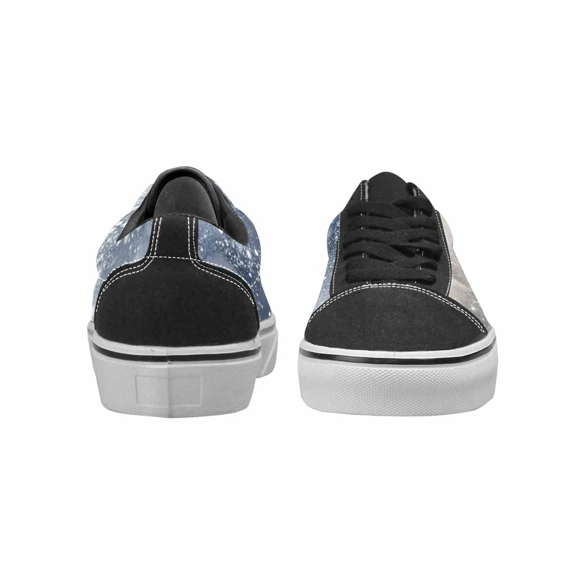 WOMEN'S Galaxy Art - Canvas Lace-Up Dark Academia Custom Shoes