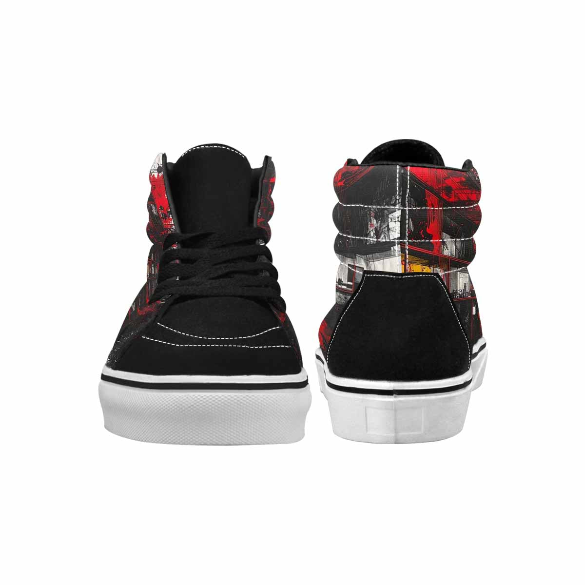 MEN'S Liminal Space Fragment High Top Canvas Cottagecore Custom Sneakers