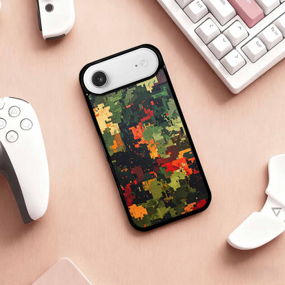 iPhone 17 Air Case — Small Military Camouflage Blotch Pattern Camo, Unique Phone Case Design