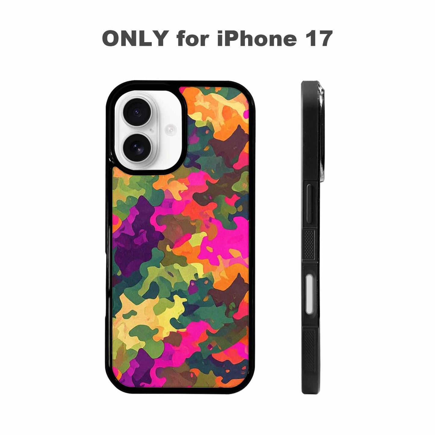 iPhone 17 Case — Small Military Camouflage Blotch Camo, Custom Art Phone Cover
