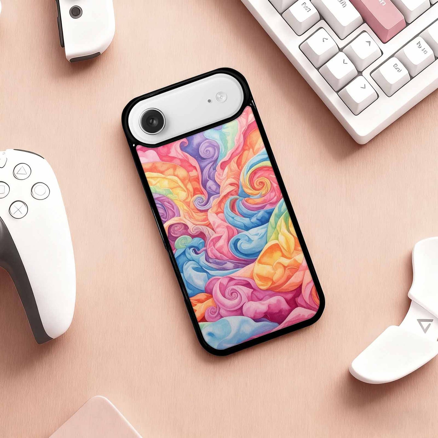 iPhone 17 Air Case — Tie Dye Swirls Tie Dye Tie, Original Design Phone Case