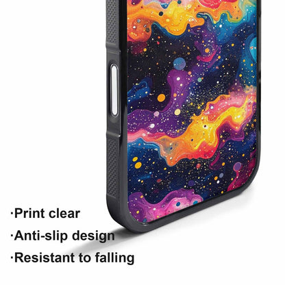 iPhone 17 Pro Max Case — Galaxy Art Colorful Cosmic Galaxy Space, Custom Phone Case