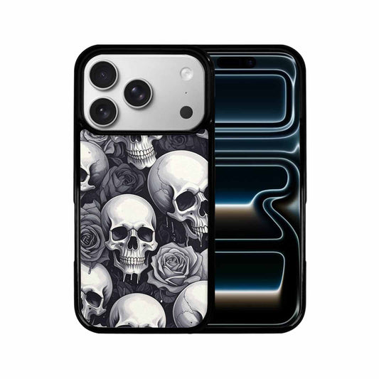 iPhone 17 Pro Case — Skull Dark Art Gothic Print Gothic, Custom Designed Case Cover