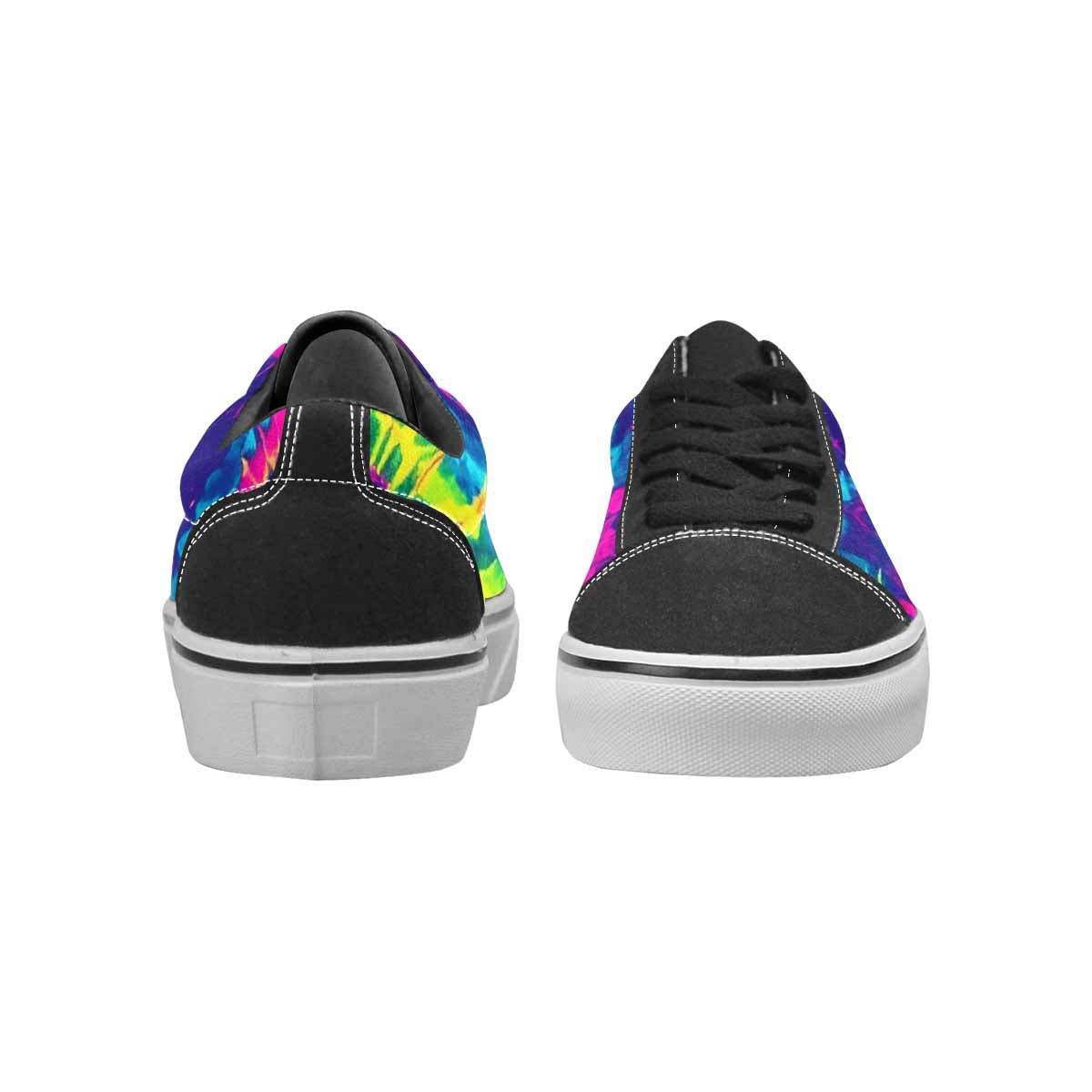WOMEN'S Tie Dye - Canvas Lace-Up Wallpaper Art Custom Sneakers