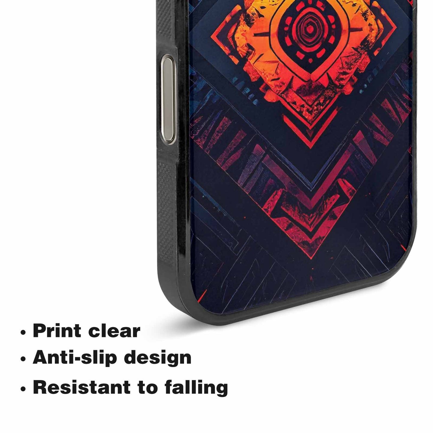 iPhone 16 Pro Case — Wild Tribal Ripple, Personalized Phone Case